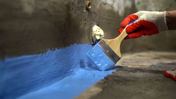 Commercial Waterproofing project at a Livingston, TN business property by SJ Waterproofing Pros